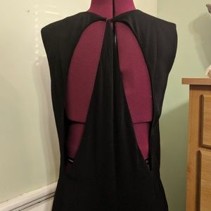 H&M Sexy Goth Backless Midi/Maxi Dress